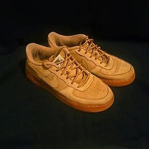 Nike Air Force 1s - Low Top Wheat